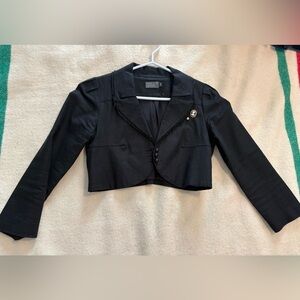 Designer Cropped Blazer